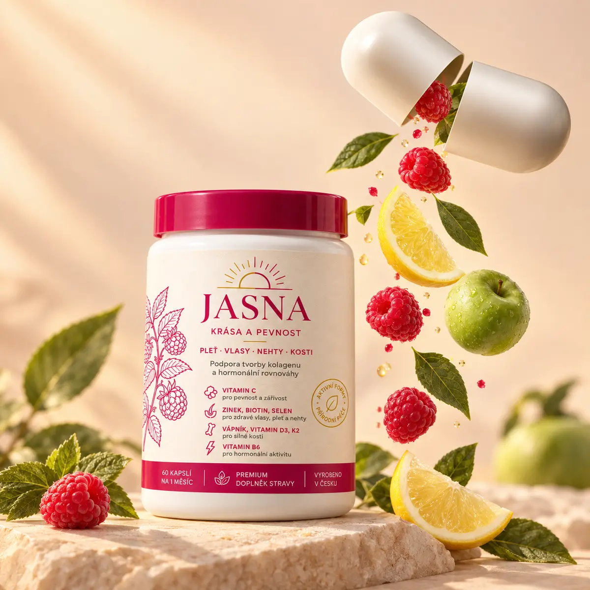 JASNA s ovocem a kapslemi